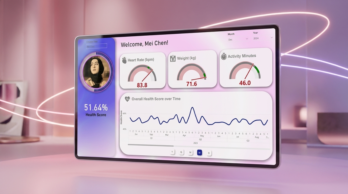Health Monitoring Dashboard: Coach's Wellness Tracking System