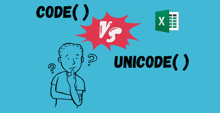 Differences Between CODE() and UNICODE() Functions in Excel