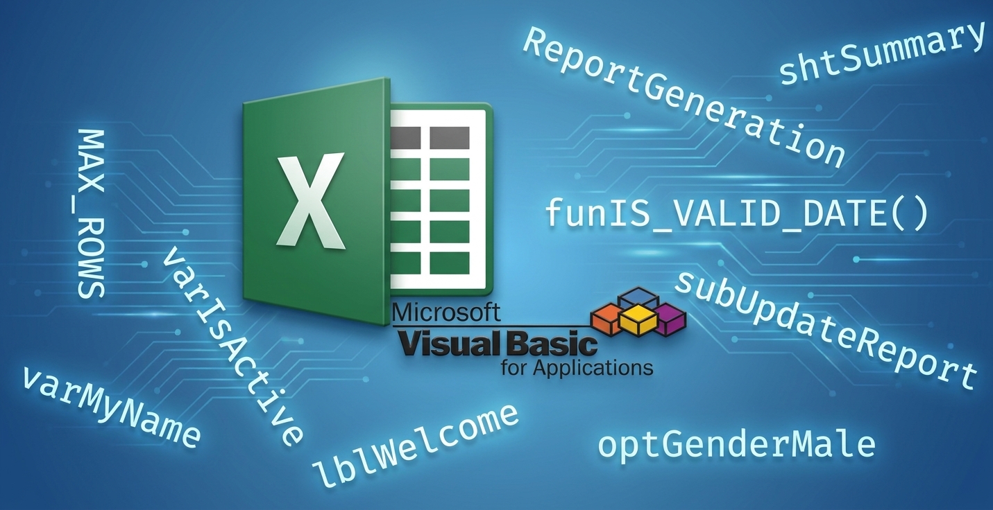 My Approach to Naming Conventions in VBA Code